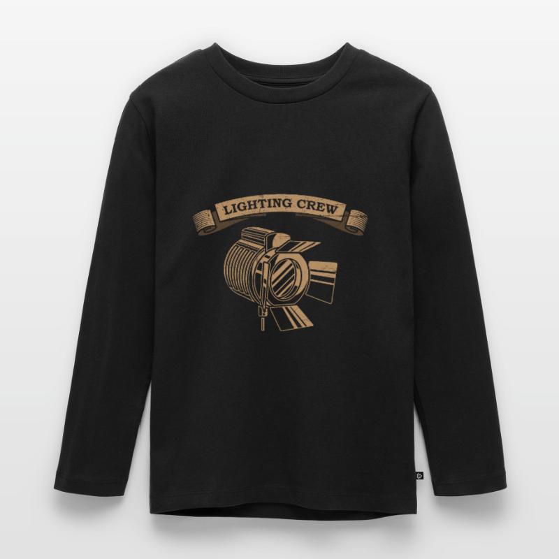 LIGHTING CREW Éclairageur éclairage technicien T-shirt manches longues Premium Enfant