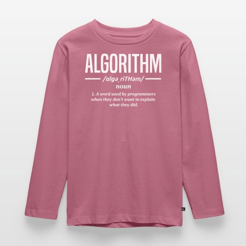 Algorithm programmer, coding, encoder Kids' Premium Longsleeve Shirt