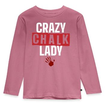 Costume de médecin légiste - T-shirt manches longues Premium Enfant - mauve - Devant - AI Model Kid Female (0cm)