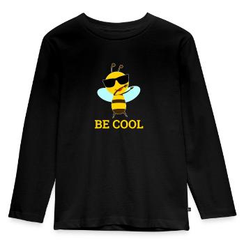 Abeille fraîche Sauvez les abeilles Apiculteurs apicoles mourants - T-shirt manches longues Premium Enfant - noir - Devant - AI Model Kid Male (0cm)