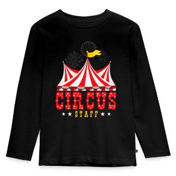 Circus, Circus Staff, Artist, Artistic - Kids' Premium Longsleeve Shirt - black - Front - AI Model Kid Male (0cm)