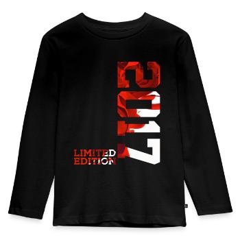 9E ANNIVERSAIRE ÉDITION LIMITÉE 2017 - T-shirt manches longues Premium Enfant - noir - Devant - AI Model Kid Male (0cm)