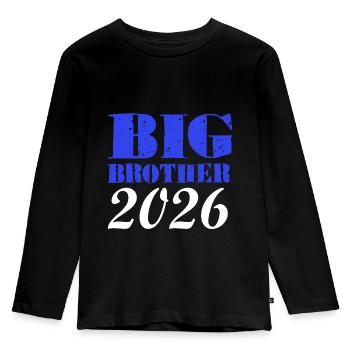 Big Brother 2026 Announcement - Kids' Premium Longsleeve Shirt - black - Front - AI Model Kid Male (0cm)