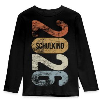 Enfant scolaire 2026 - Inscription scolaire - Première année - T-shirt manches longues Premium Enfant - noir - Devant - AI Model Kid Male (0cm)