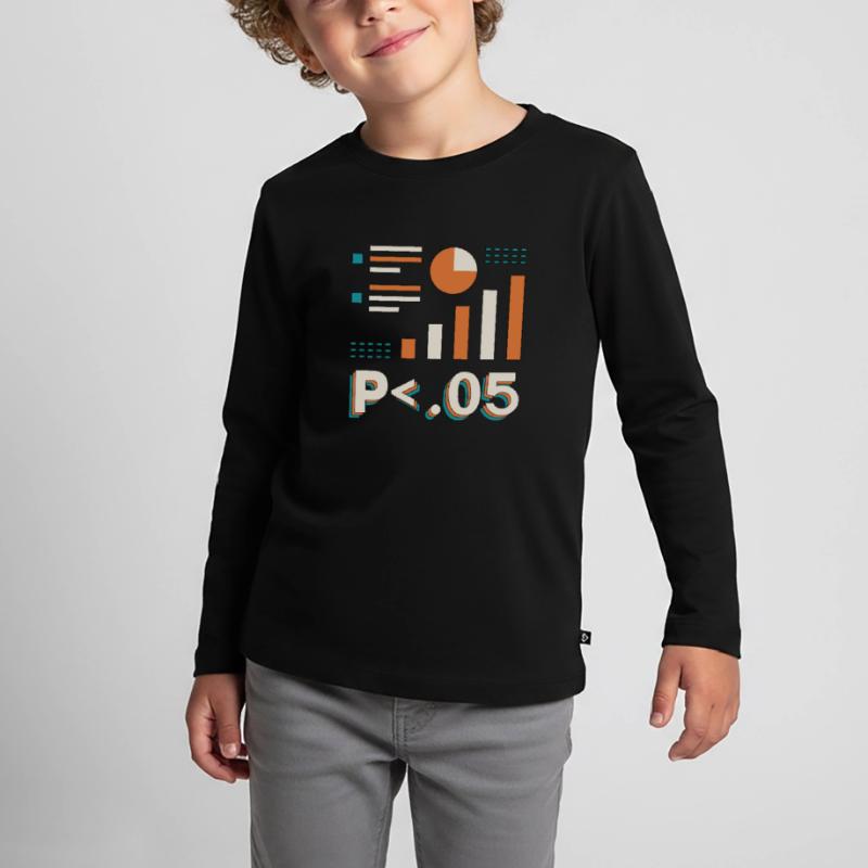Data Analyst P < .05 Computer Science Programming Kinder Premium Bio Langarmshirt