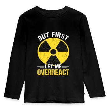 Funny Nuclear Power Plant Nuclear Engineer - Kids' Premium Longsleeve Shirt - black - Front - AI Model Kid Male (0cm)