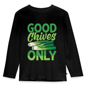 Fun Houseplant Nursery - Kids' Premium Longsleeve Shirt - black - Front - AI Model Kid Male (0cm)