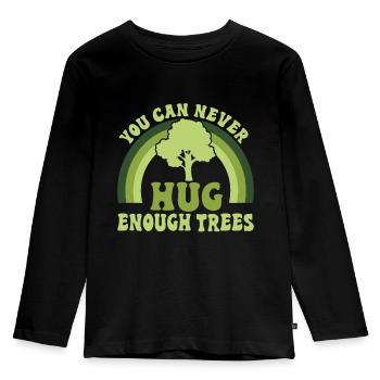 Tree conservationists and environmentalists - Kids' Premium Longsleeve Shirt - black - Front - AI Model Kid Male (0cm)