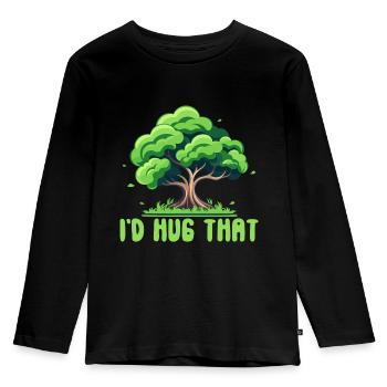 Tree conservationists and environmentalists - Kids' Premium Longsleeve Shirt - black - Front - AI Model Kid Male (0cm)
