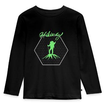 Errer - T-shirt manches longues Premium Enfant - noir - Devant - AI Model Kid Male (0cm)