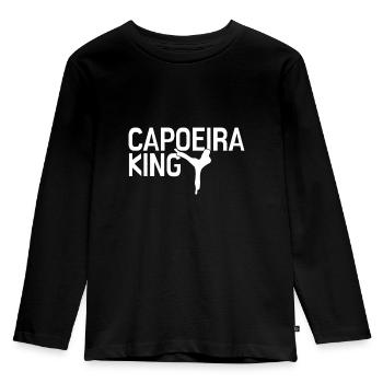 Capoeira - T-shirt manches longues Premium Enfant - noir - Devant - AI Model Kid Male (0cm)