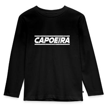 Capoeira - T-shirt manches longues Premium Enfant - noir - Devant - AI Model Kid Male (0cm)