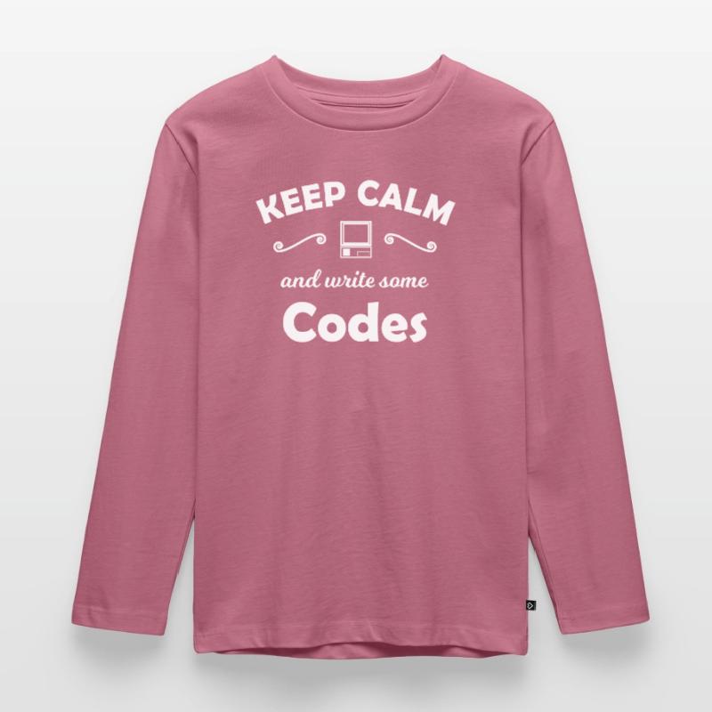 Programmeur de code T-shirt manches longues Premium Enfant
