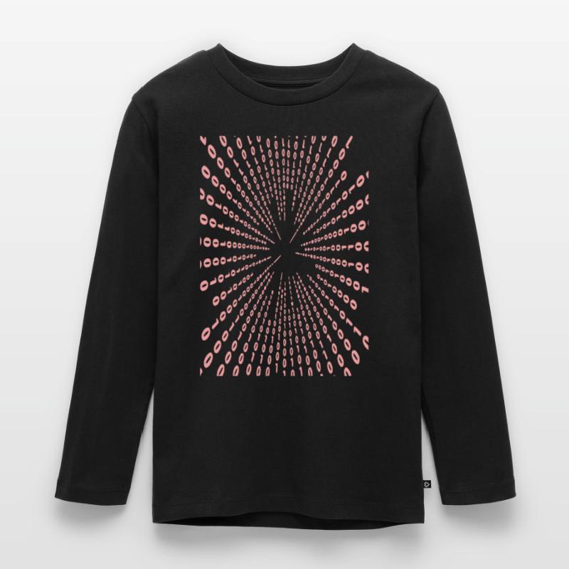 Binary code (pink) Kids' Premium Longsleeve Shirt