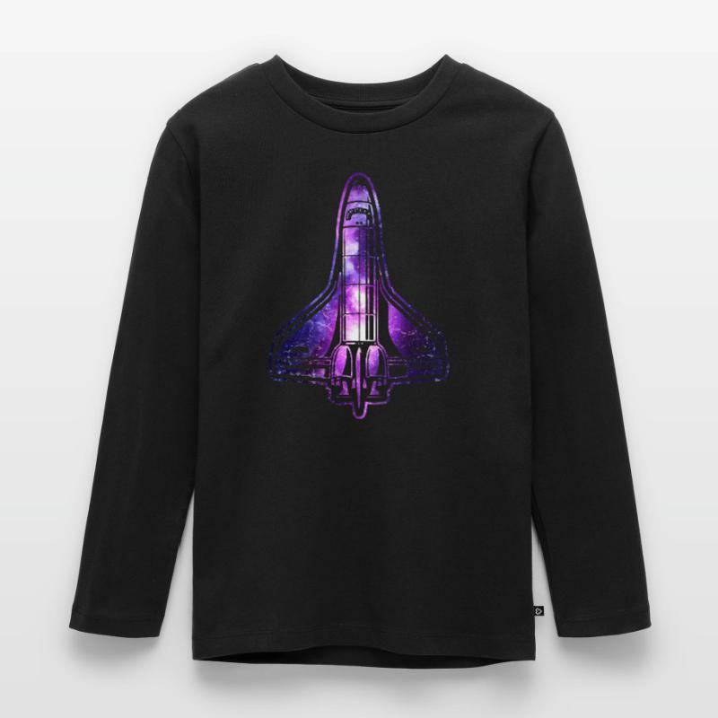 Space Shuttle Rocket Spacecraft Kids' Premium Longsleeve Shirt