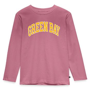 Baie Verte - T-shirt manches longues Premium Enfant - mauve - Devant - AI Model Kid Female (0cm)
