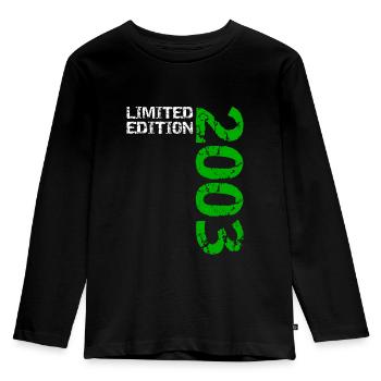 2003 Limited Edition Birthday Gift Wife Husband - Kids' Premium Longsleeve Shirt - black - Front - AI Model Kid Male (0cm)