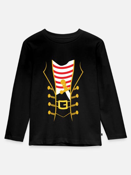 Gift pirate pirate costume pirate costume - Kids' Premium Longsleeve Shirt - black