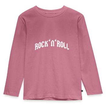 Rock and Roll - T-shirt manches longues Premium Enfant - mauve - Devant - AI Model Kid Female (0cm)