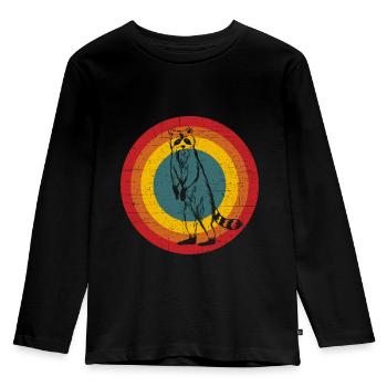 Rat de lavage - T-shirt manches longues Premium Enfant - noir - Devant - AI Model Kid Male (0cm)