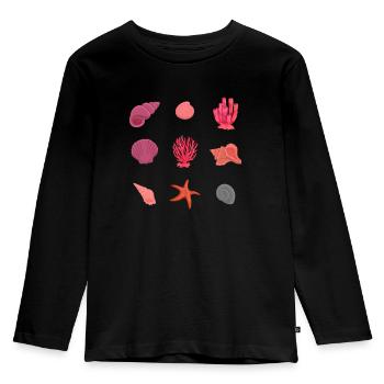 Crustacean Core Crustacean Shirt Gift - Kids' Premium Longsleeve Shirt - black - Front - AI Model Kid Male (0cm)
