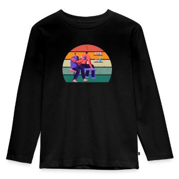 Tatoo Tattoo Tattoowierer Tattowierer Body Art - T-shirt manches longues Premium Enfant - noir - Devant - AI Model Kid Male (0cm)