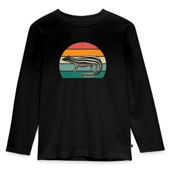 Skunks stink mammals defend skunk - Kids' Premium Longsleeve Shirt - black - Front - AI Model Kid Male (0cm)