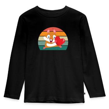 Rodents Rodents Hamster Rat Mouse Squirrel - Kids' Premium Longsleeve Shirt - black - Front - AI Model Kid Male (0cm)