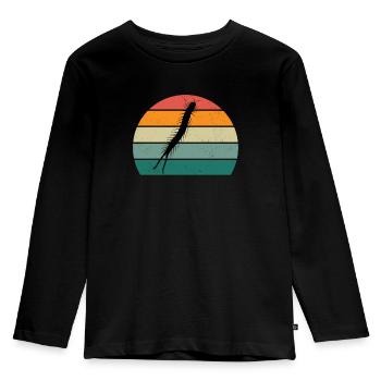 Insect, Crawling, Flying, Wings, Ants, Insects - Kids' Premium Longsleeve Shirt - black - Front - AI Model Kid Male (0cm)