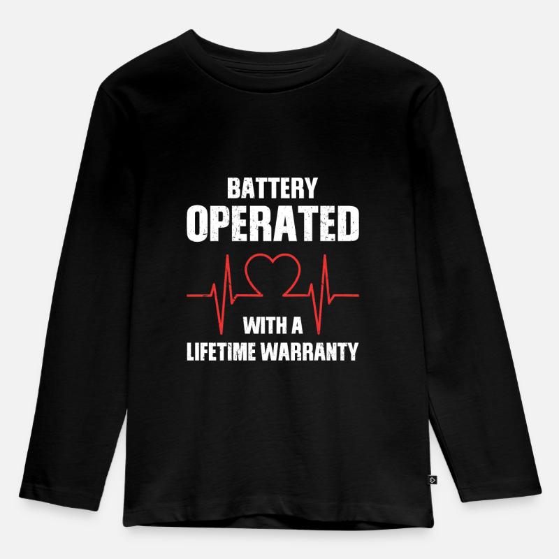 pacemaker - Kids' Premium Longsleeve Shirt - black