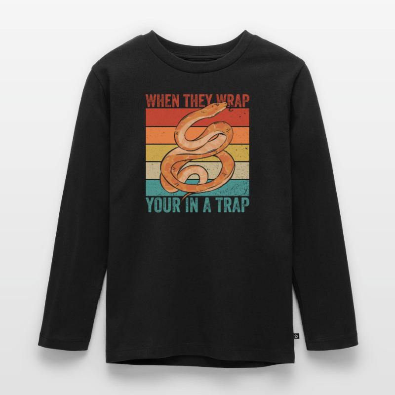 Königspython Banana Ball Python Kids' Premium Longsleeve Shirt