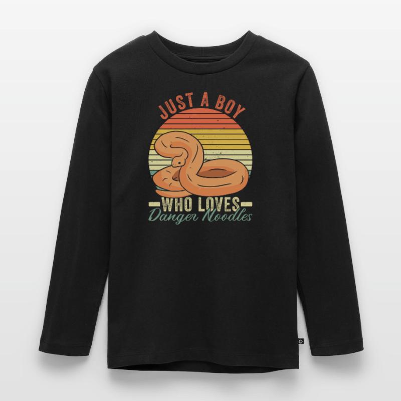 Königspython Banana Ball Python Dangerous Noodle Kids' Premium Longsleeve Shirt