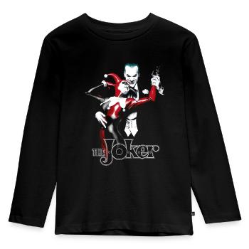 Batman Joker Dance - Kids' Premium Longsleeve Shirt - black - Front - AI Model Kid Male (0cm)