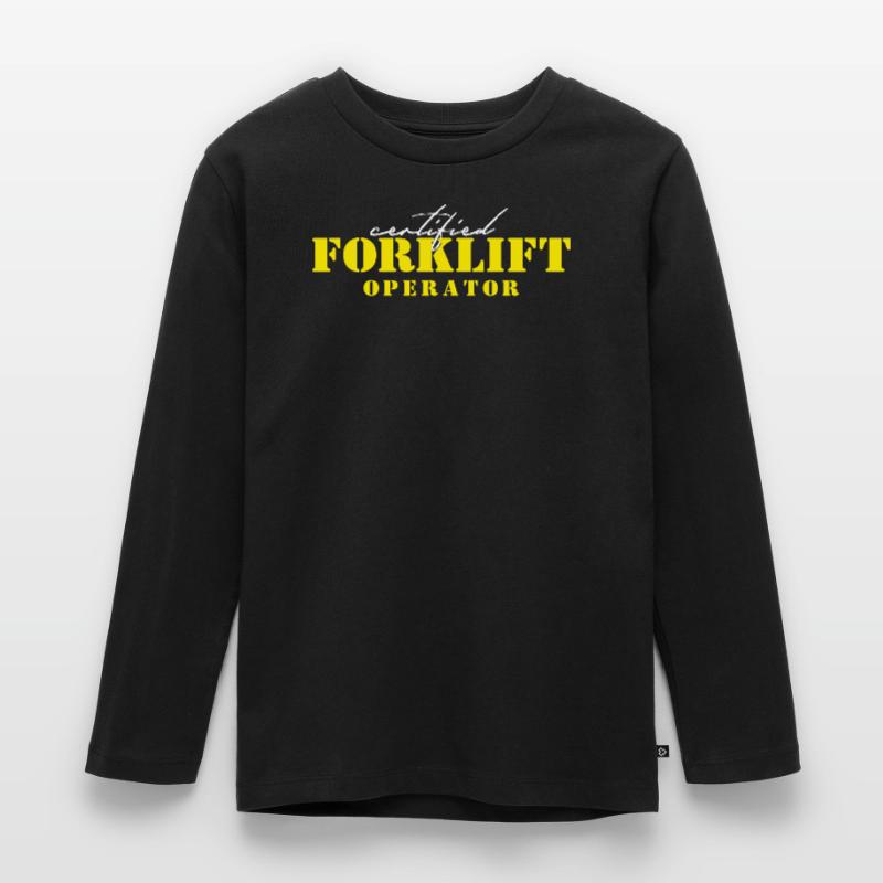 Forklift Operator Certification Kids' Premium Longsleeve Shirt