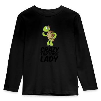 Black Toad Funny Girl Gift - Kids' Premium Longsleeve Shirt - black - Front - AI Model Kid Male (0cm)