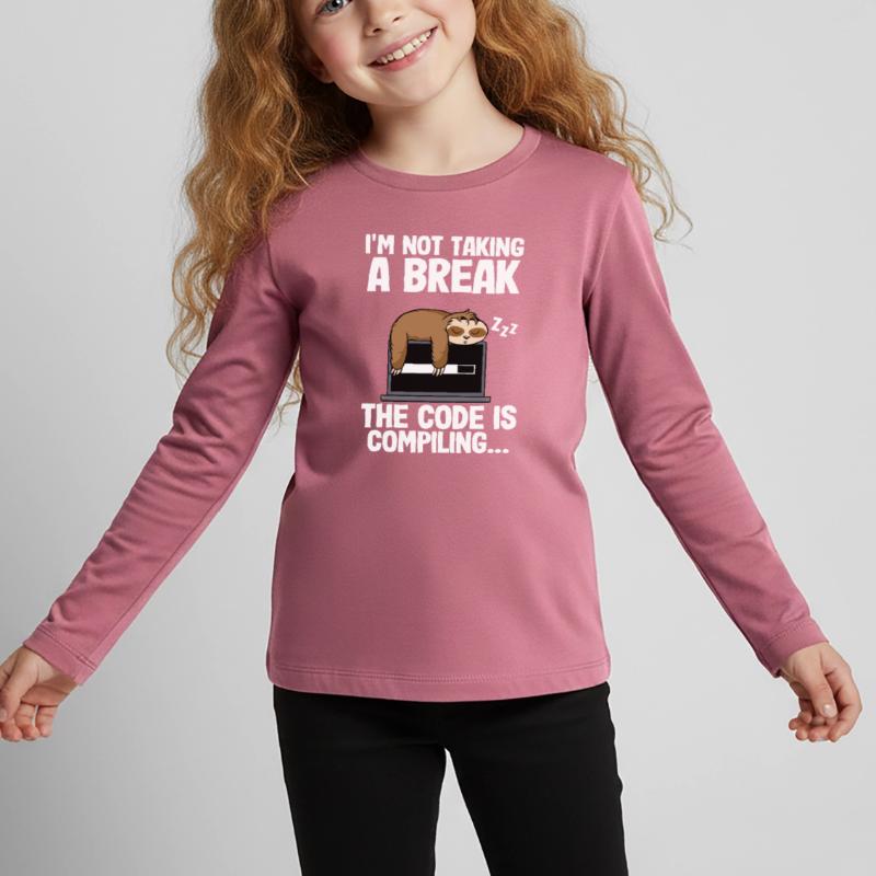 Programmeur Paresseux Informaticiens Nerd Coder Bug T-shirt manches longues Premium Enfant