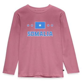 Somalie - T-shirt manches longues Premium Enfant - mauve - Devant - AI Model Kid Female (0cm)