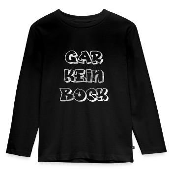 No buck memes at all | Humor Saying - Kids' Premium Longsleeve Shirt - black - Front - AI Model Kid Male (0cm)