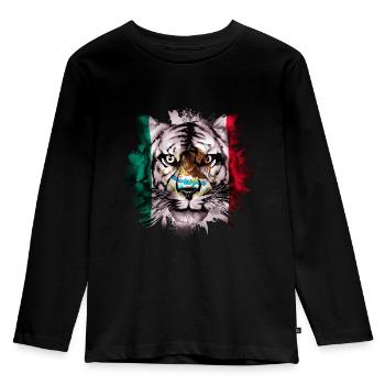 Mexico - Kids' Premium Longsleeve Shirt - black - Front - AI Model Kid Male (0cm)