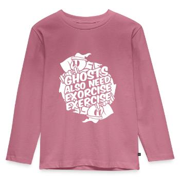 Halloween Komisch - Kinder Premium Bio Langarmshirt - Mauve - Vorne - AI Model Kid Female (0cm)