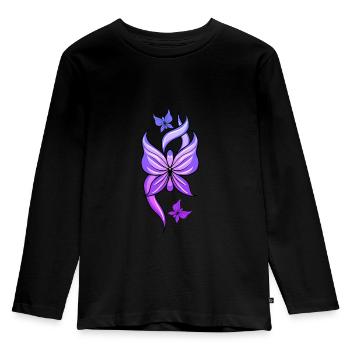 Fibromyalgia Rheumatism Colorful - Kids' Premium Longsleeve Shirt - black - Front - AI Model Kid Male (0cm)