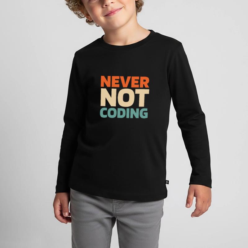 Entwickler Coder Programmierer Kinder Premium Bio Langarmshirt