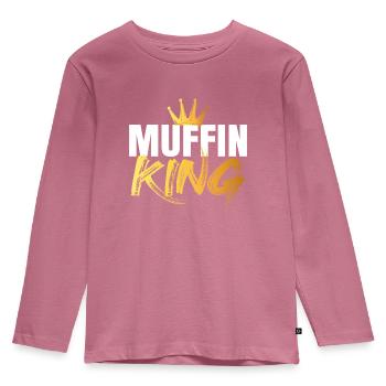 Muffin - T-shirt manches longues Premium Enfant - mauve - Devant - AI Model Kid Female (0cm)
