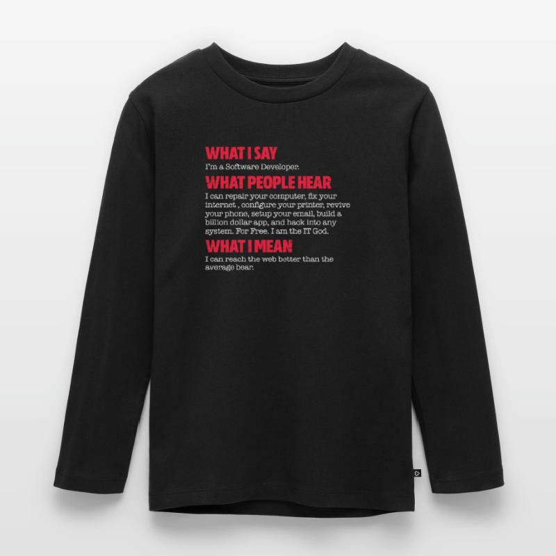 Software developer Kids' Premium Longsleeve Shirt