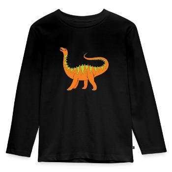 Diplodocus - Sweet Dino - T-shirt manches longues Premium Enfant - noir - Devant - AI Model Kid Male (0cm)