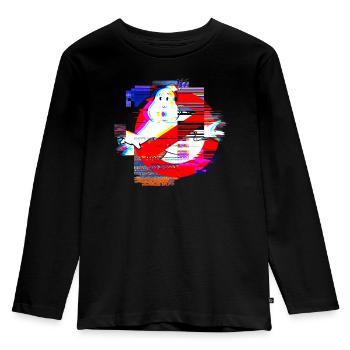 Ghostbusters Parasiten - Kinder Premium Bio Langarmshirt - Schwarz - Vorne - AI Model Kid Male (0cm)