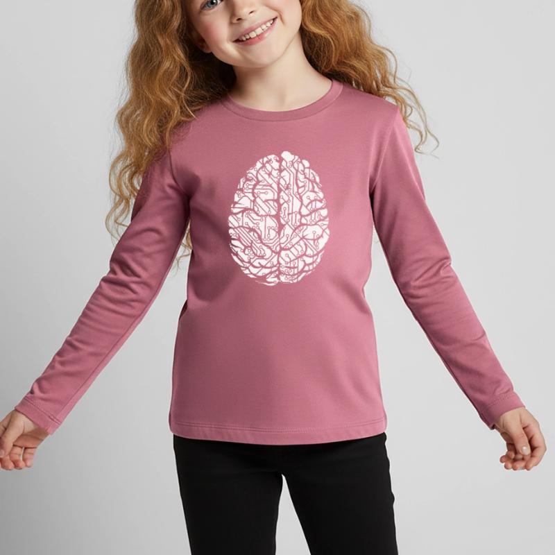 Circuit Board Connectors Programmer Computer Science Tree Kids' Premium Longsleeve Shirt