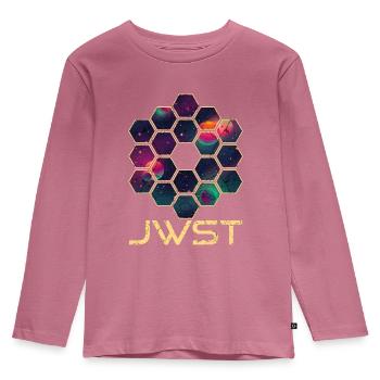 Télescope spatial James Webb - T-shirt manches longues Premium Enfant - mauve - Devant - AI Model Kid Female (0cm)