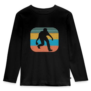 Lyonnaises - T-shirt manches longues Premium Enfant - noir - Devant - AI Model Kid Male (0cm)