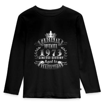 november 1973 anniversary november 1973 november - Kids' Premium Longsleeve Shirt - black - Front - AI Model Kid Male (0cm)